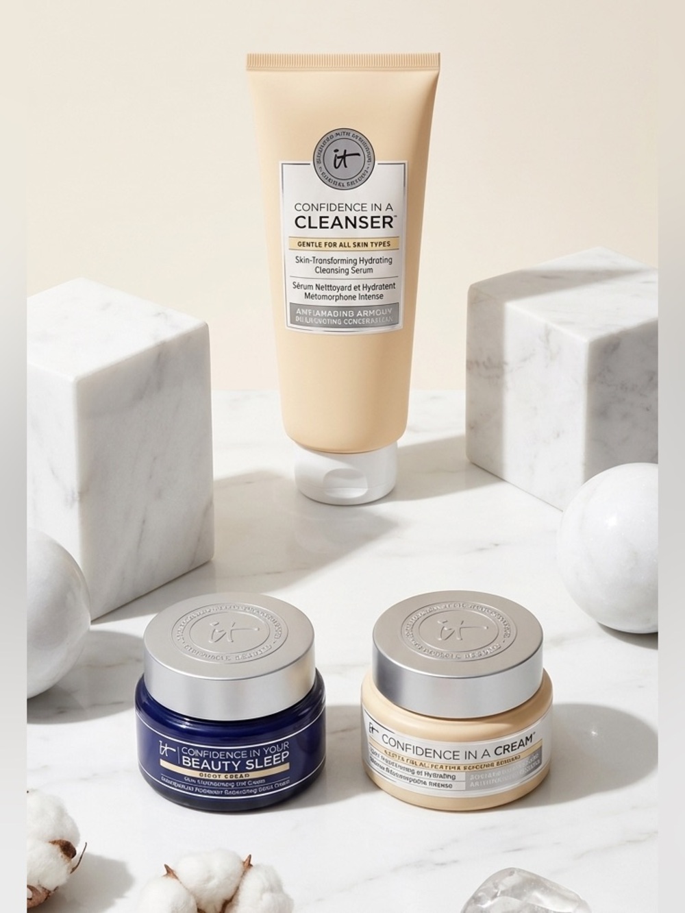 it cosmetics Confidence In A Cleanser Hydrating Facial Cleanser - Beige